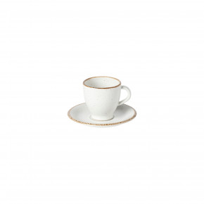 Positano White Coffee Cup & Saucer 3.25'' X 2.5'' H2.5 | 3 Oz. D4.75''