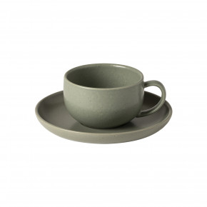 Pacifica Artichoke Green Tea Cup & Saucer 4.5'' X 3.75'' H2.25'' | 7 Oz.