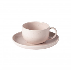 Pacifica Marshmallow Rose Tea Cup & Saucer 4.5'' X 3.75'' H2.25'' | 7 Oz.