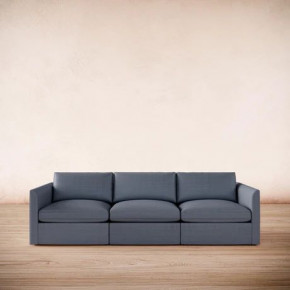 3 Piece Newport Sofa Linen/Indigo