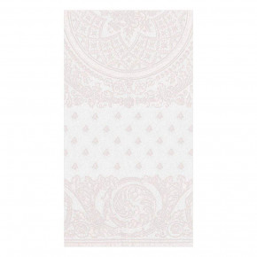 Jacquard Linen Paper Linen Guest Towel/Buffet Napkins White, 12 Per Pack