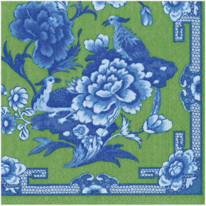 Green And Blue Plate Dinner Paper Napkins, 20 per Pack