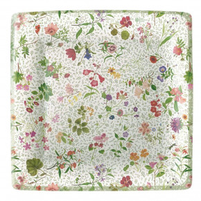 English Country Garden Square Paper Dinner Plates, 8 Per Pack