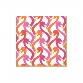 Flamingo Flock Fuchsia Boxed Paper Cocktail Napkins, 40 Per Box