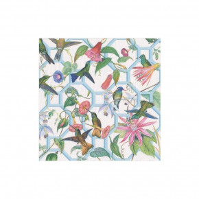 Hummingbird Trellis Boxed Paper Cocktail Napkins, 40 Per Box