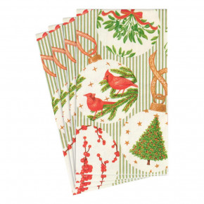 Botanical Ornaments Paper Guest Towel/Buffet Napkins, 15 Per Pack