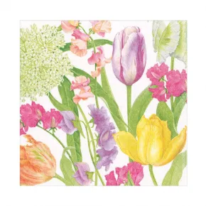 50 PCS Floral Paper Napkins Watercolor Flower Guest Napkins 3-Ply