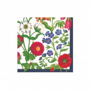 Cloisters Garden White Boxed Cocktail Paper Napkins, 40 per Pack