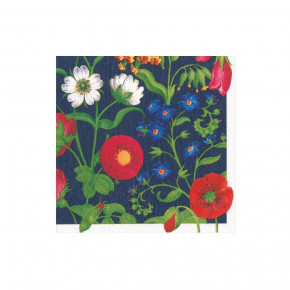 Cloisters Garden Navy Boxed Cocktail Paper Napkins, 40 per Pack