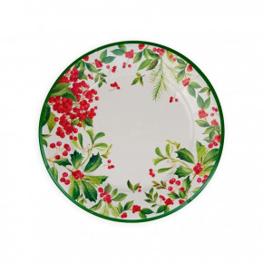 Holly Chintz White Paper Dinner Plates, 8 per Pack