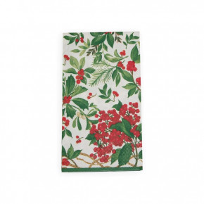 Holly Chintz White Paper Guest Towel/Buffet Napkins, 15 per Pack