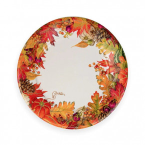 Harvest Garland White Paper Dinner Plates, 8 per Pack