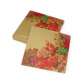 Harvest Garland Gold Paper Dinner Napkins, 20 per Pack