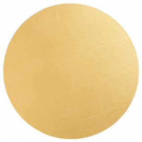 Luster Round Felt-Backed Placemat in Gold