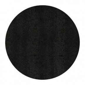 Black Lizard Placemat Round Felt 14.5 In Dm