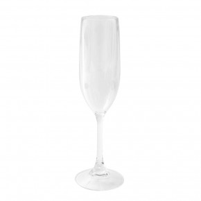 Acrylic Champagne Flute Crystal Clear