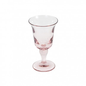 Acrylic Flared Water Glass Tall Light Rose