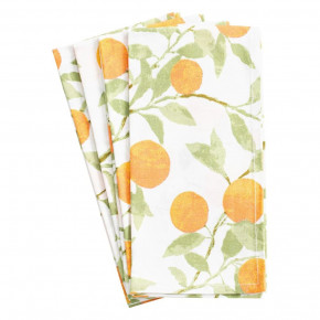 Orange Grove Cotton Napkin Set Of 4