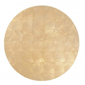 Gold Leaf Lacquer Placemat 15" Round