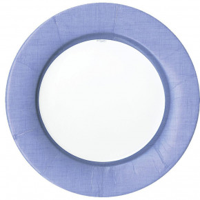 Linen Border Paper Dinner Plates Lavender, 8 Per Pack