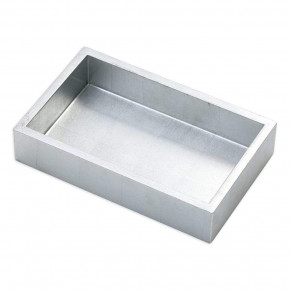 Lacquer Guest Towel/Buffet Napkin Holder Silver