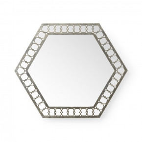 Dagmi Hexagonal Mirror Silver