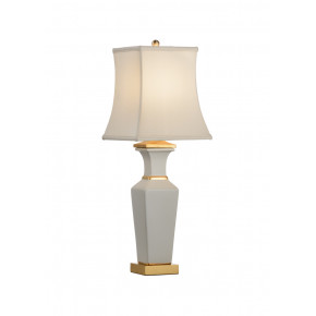 Square Vase Table Lamp Gray