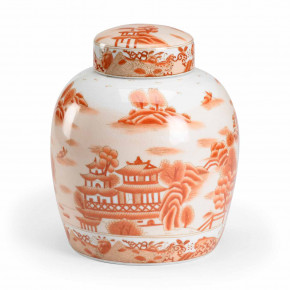 Chan Covered Jar - Red