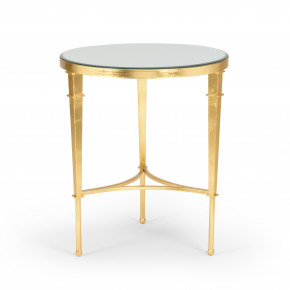 Regent Round Side Table Gold