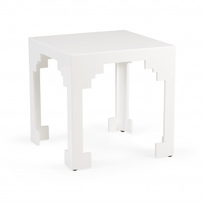 Cut Corner Side Table (Large) White