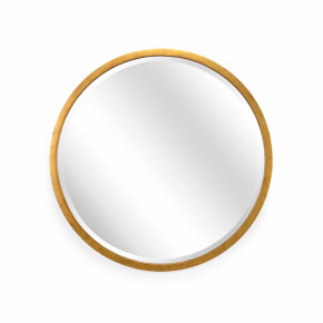 Large Round Mirror Gold