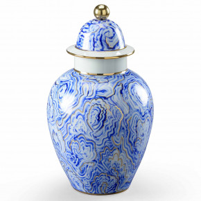 Marbleized Covered Urn (Small)