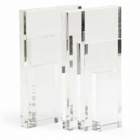 Crystal Bookends, Pair