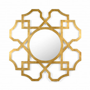 Sharqi Round Mirror Gold