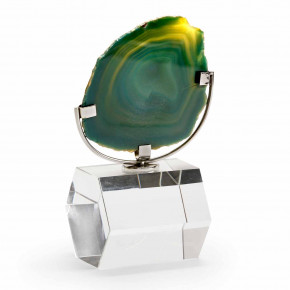 Small Agate On Stand Green