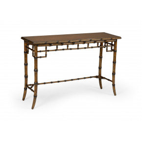 Bamboo Console Walnut