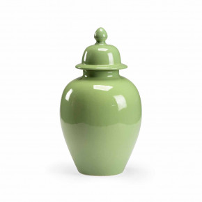 Landis Covered Vase Green