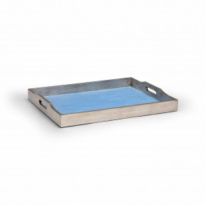 Large Blue Shagreen Tray