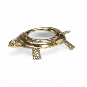 Turtle Magnifier Brass