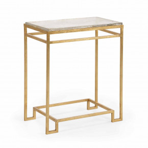 Seed Glass Side Table Gold