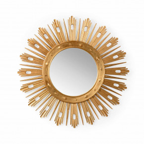 Wasden Round Mirror Gold