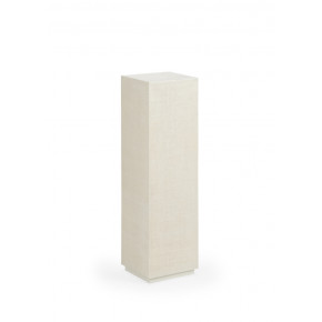 Raffia Pedestal - White (Sm)