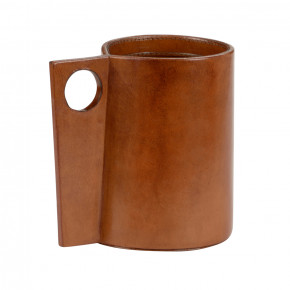 Leather Vase (Sm)