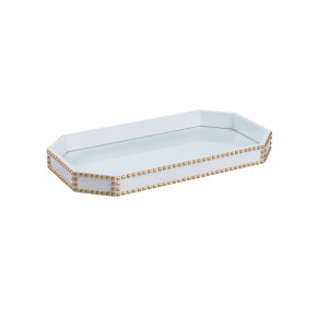 Chic Studded Tray - White
