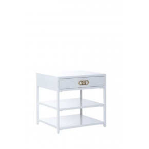 Tiffany Side Table - White
