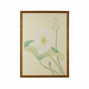 Lotus Panel Hand Painted Silk
