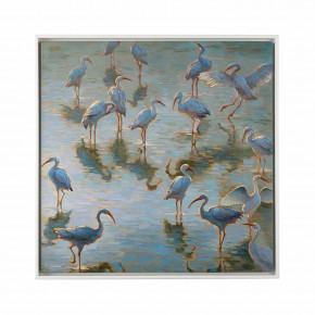 Shorebirds Oil On Canvas
