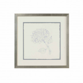 Pen And Ink Floral Hydrangea Hand Drawn Ink