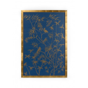 Gold Buckhead Panel On Blue A
