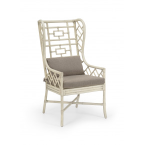 Gwyneth Wing Chair - White